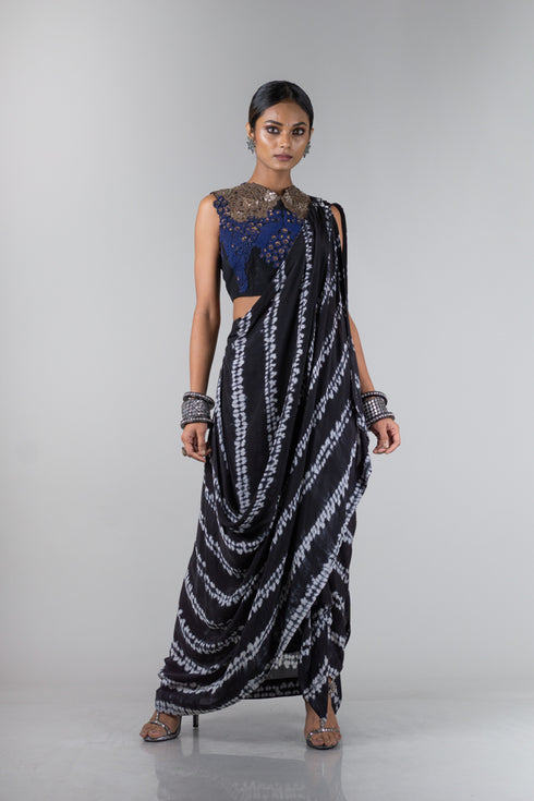 Pre Drapped Saree